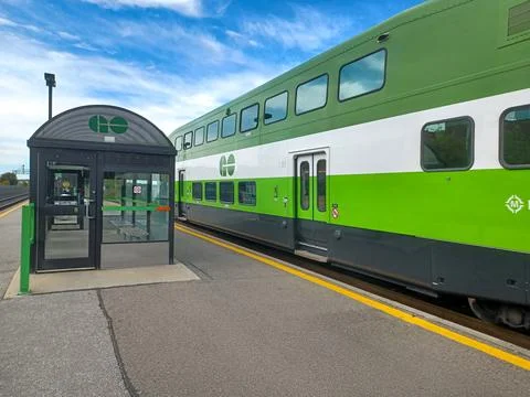 Mimico Go train station Stock Photos