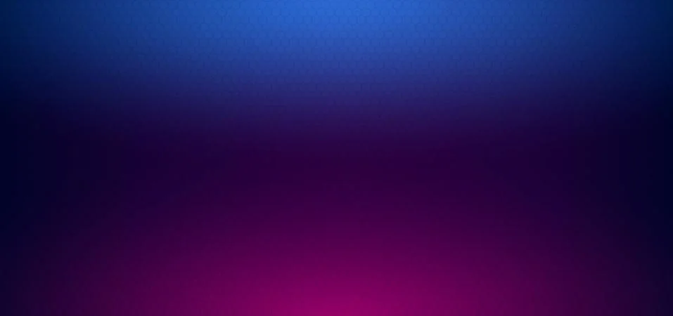 Mimimal abstract background hexagon pattern glowing light blue and purple. Stock Illustration