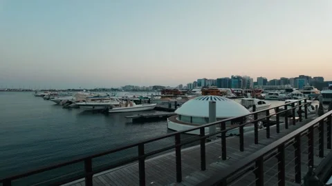 Mina District in Doha, Qatar Video stock 327559628