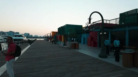 Mina District in Doha, Qatar Video stock 327559658