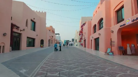 Mina District in Doha, Qatar Stock Footage 327559934
