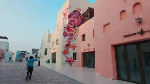 Mina District in Doha, Qatar Stock Footage 327560007