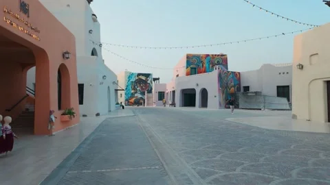 Mina District in Doha, Qatar Stock Footage 327560041