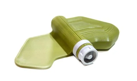 Mina Petal printed 3D printer Anti-personnel explosive mine created 3D printer Foto stock