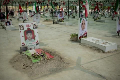 Minab School Attack Aftermath Iran July 23 Stock Photos
