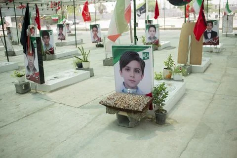 Minab School Attack Aftermath Iran July 23 Stock Photos