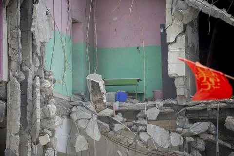 Minab School Attack Aftermath Iran July 23 Stock Photos