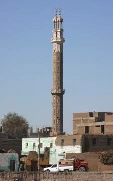 Minaret in egypt Stock Photos