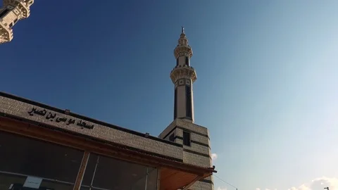 Minaret of a large mosque. 4 Stock Footage 76570661
