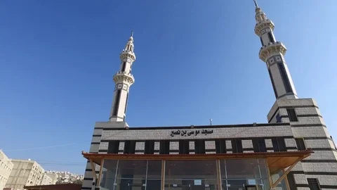 Minaret of a large mosque. Stock Footage 76569951