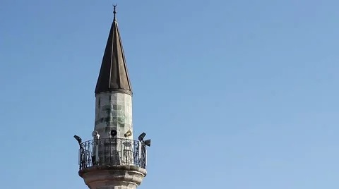 Minaret of a Mosque Stock Footage 51016864