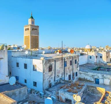 The minaret Stockfoto's