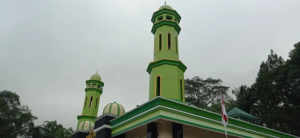The minarets of the mosque Stock Photos