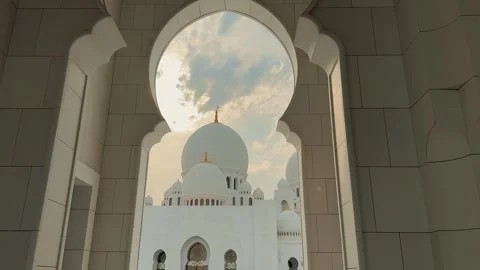 Minarets Sheikh Zayed Grand Mosque 5 Stock Footage 327472252