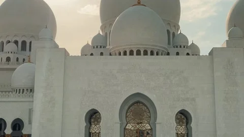 Minarets Sheikh Zayed Grand Mosque 10 Stock Footage 327472296