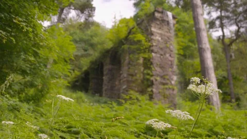 Minature waterfall Stock Footage 121667950