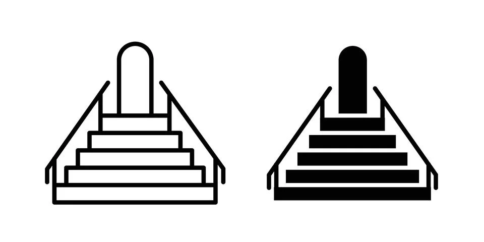 Minbar icon design. Simple Vector illustrations.. Illustrazione stock