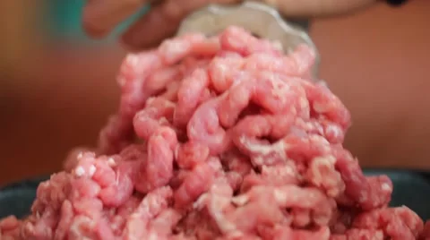 Mince meat Stock Footage 45129371