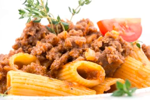 Mince pasta Stock Photos
