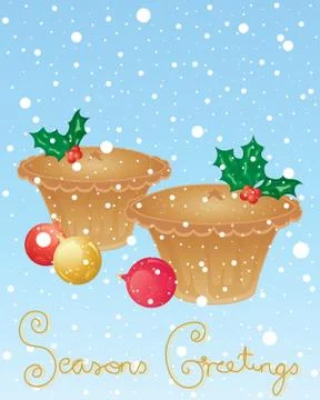 Mince pie Stock Illustration