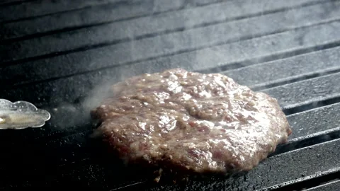 Minced beef cutlet Stock Footage 202892098