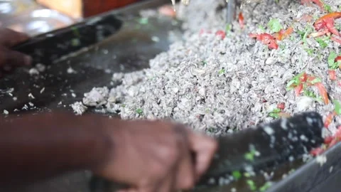 Minced Chicken for Shawarma Stock Footage 132582406