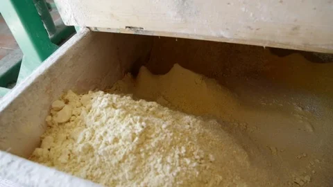 Minced corn flour Stock Footage 75467166