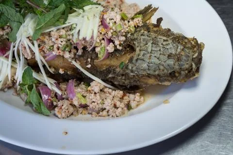 Minced fish is Stock Photos