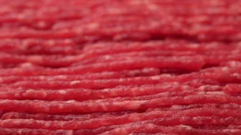 Minced meat close up, top view 스톡 동영상 142250677