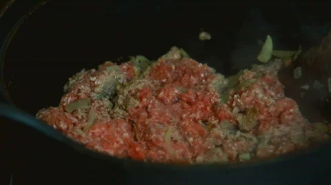 Minced meat Stock Footage 589923