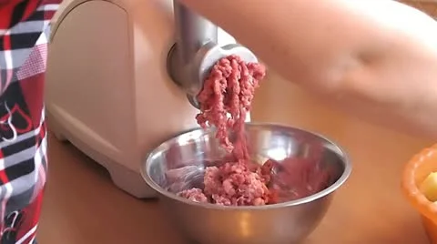 Minced meat Vídeo Stock 10874608
