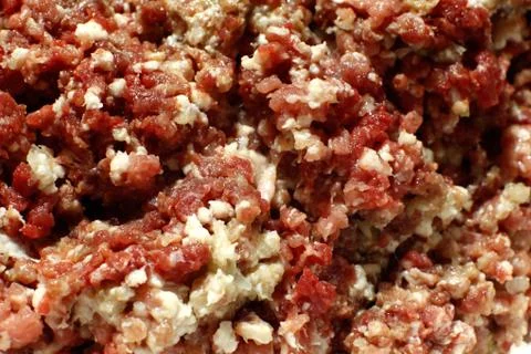Minced meat full frame close up background Stock Photos