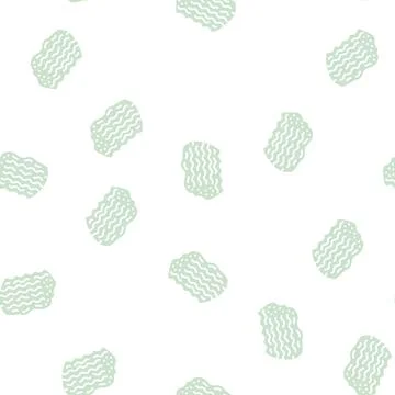 Minced meat glyph seamless pattern Stock Illustration