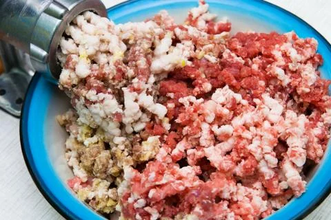 Minced meat 스톡 사진