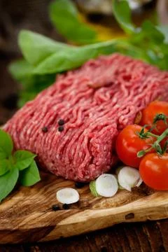 Minced meat Stock Photos