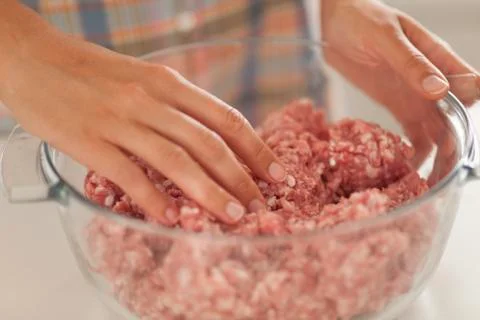 Minced meat Stock Photos