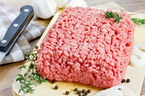 Minced meat Stock Photos