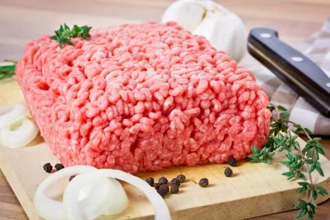 Minced meat Stock Photos