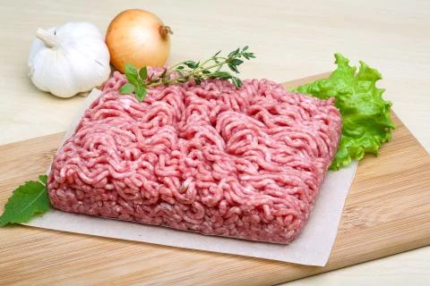 Minced meat Foto stock