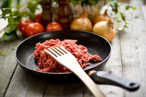 Minced meat Stock Photos