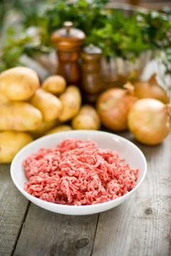 Minced meat Stock-Fotos