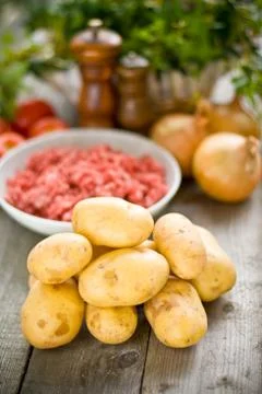 Minced meat Foto stock