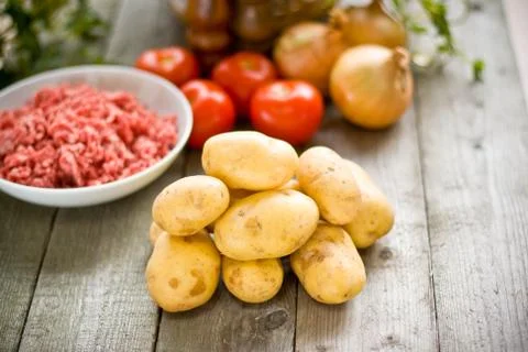 Minced meat Foto stock