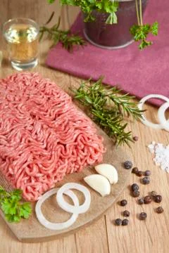 Minced meat Stock Photos