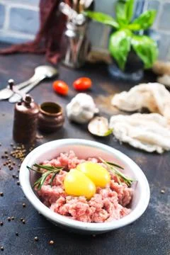 Minced meat Stock Photos