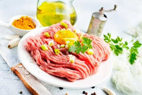 Minced meat Stock Photos