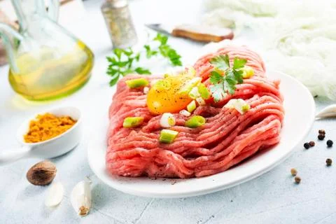 Minced meat Stock Photos