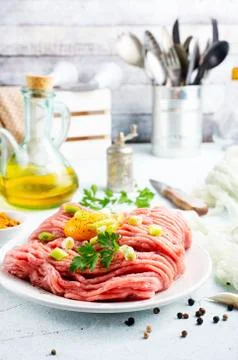 Minced meat Stock Photos