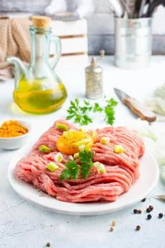 Minced meat Stock Photos