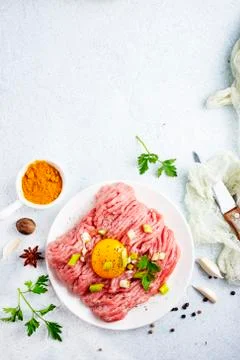 Minced meat Stock Photos